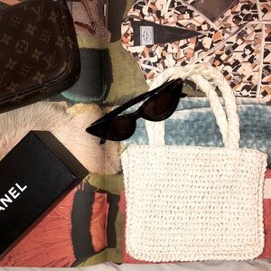 Vintage crochet mini bag